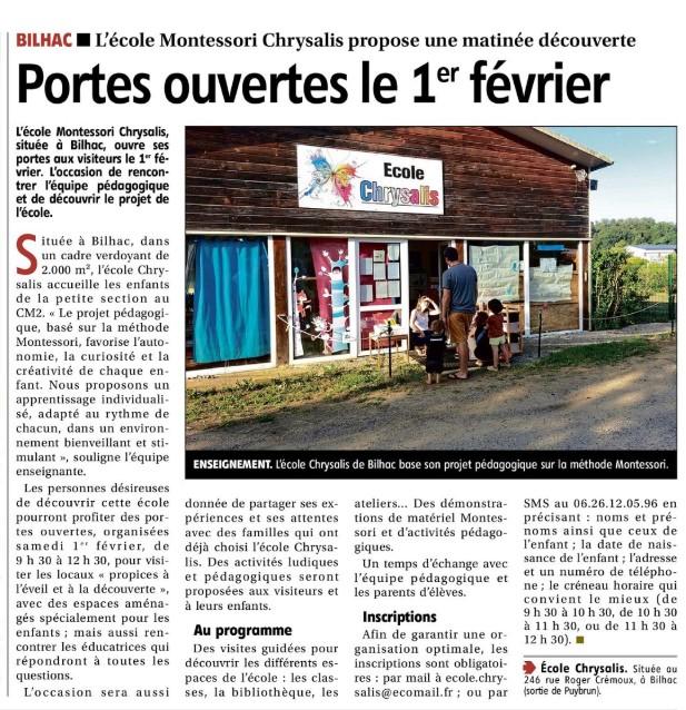 Coupure de La Montagne : « Portes ouvertes le 1er février »